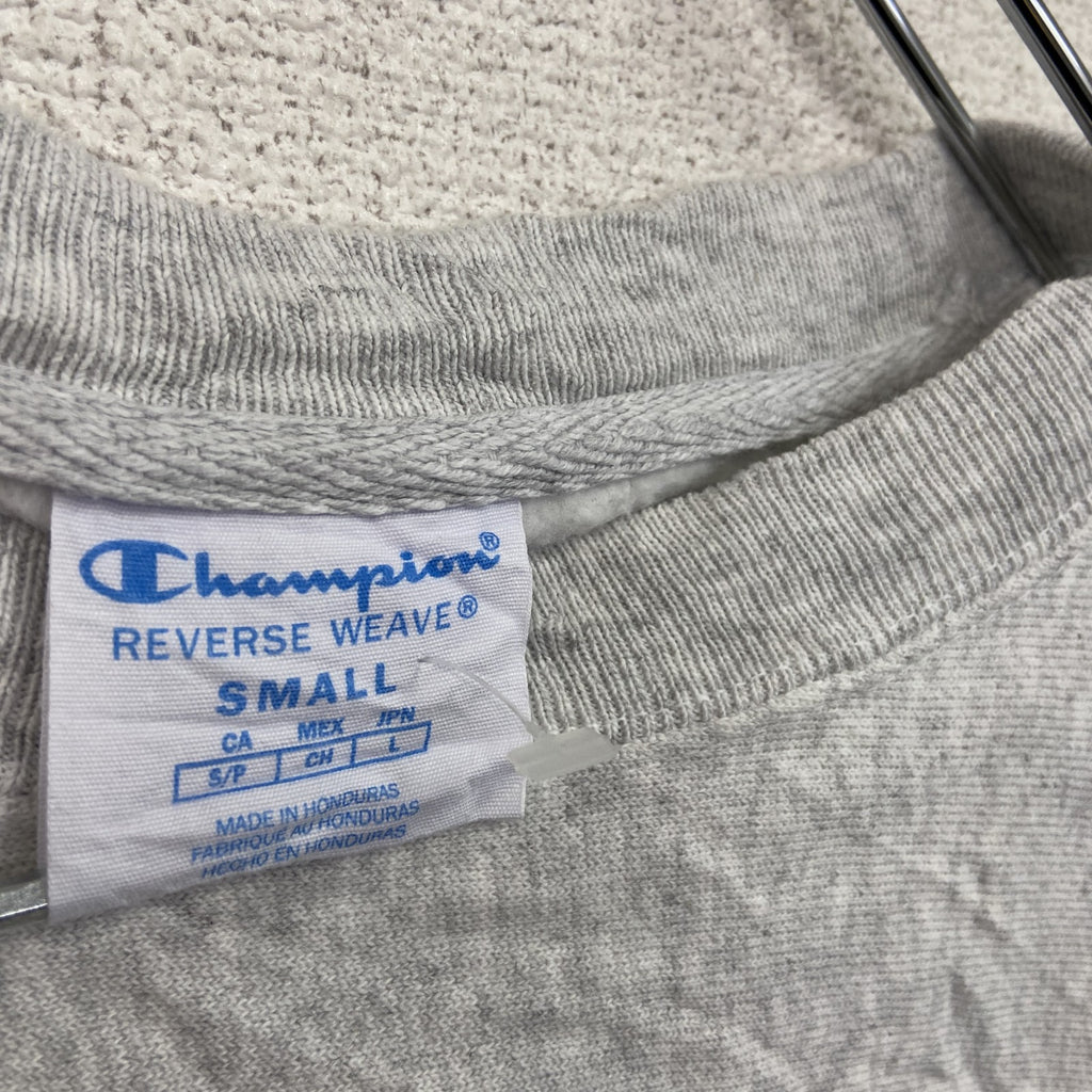 Champion　チャンピオン　リバースウィーブ　スウェット/トレーナー　アーチプリント　現行　霜降りグレー　Sサイズ