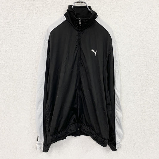 PUMA　プーマ　トラックジャケット/ジャージ　バイカラー　黒　ブラック　Lサイズ