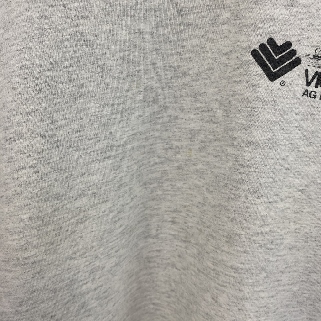 古着 used　K-PRODUCTS　半袖プリントTシャツ　シングルステッチ　90s　カジュアル　グレー　クルーネック　XLサイズ