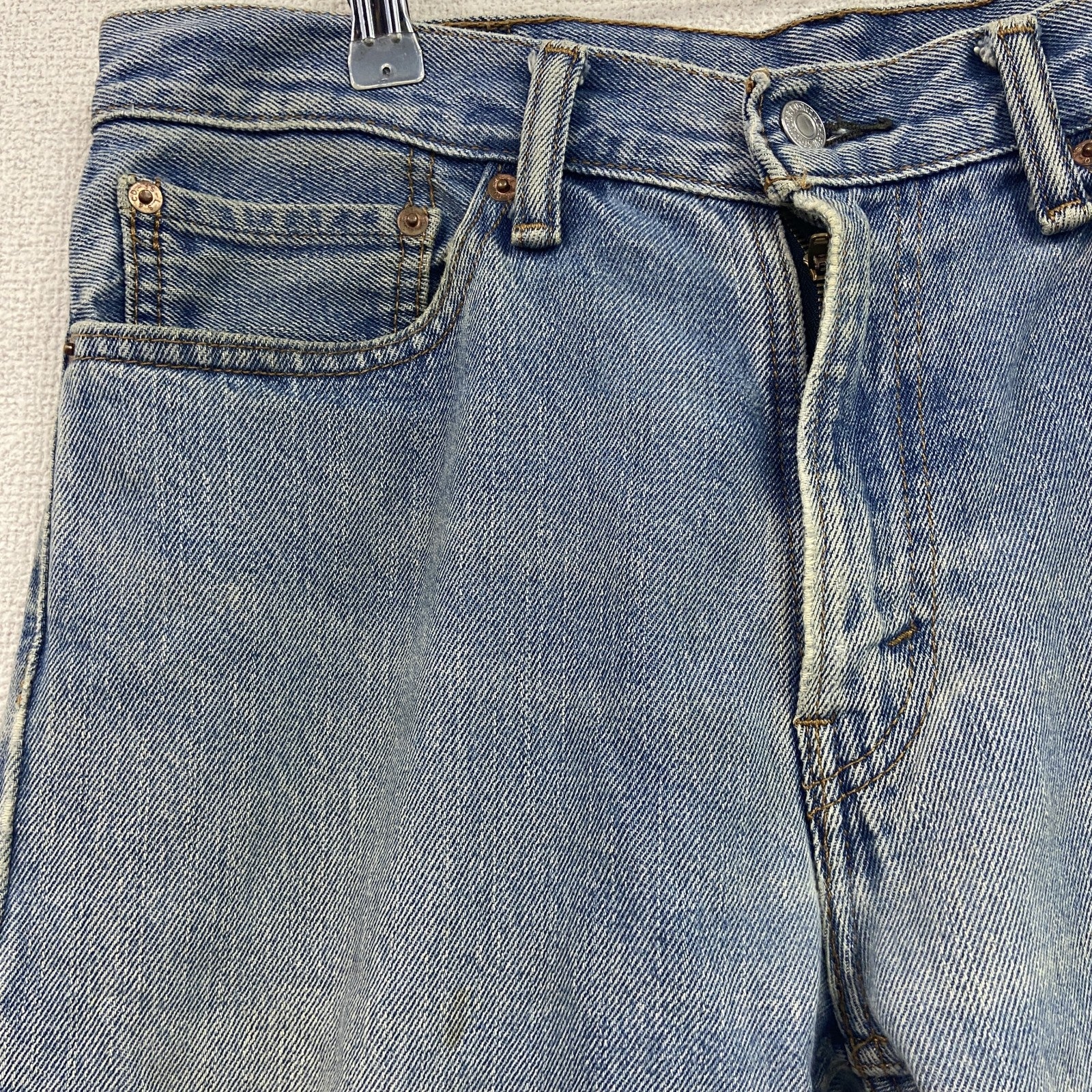 Levi's　リーバイス　505　デニムパンツ/ダメージジーンズ　ジップフライ　インディゴ　W32サイズ