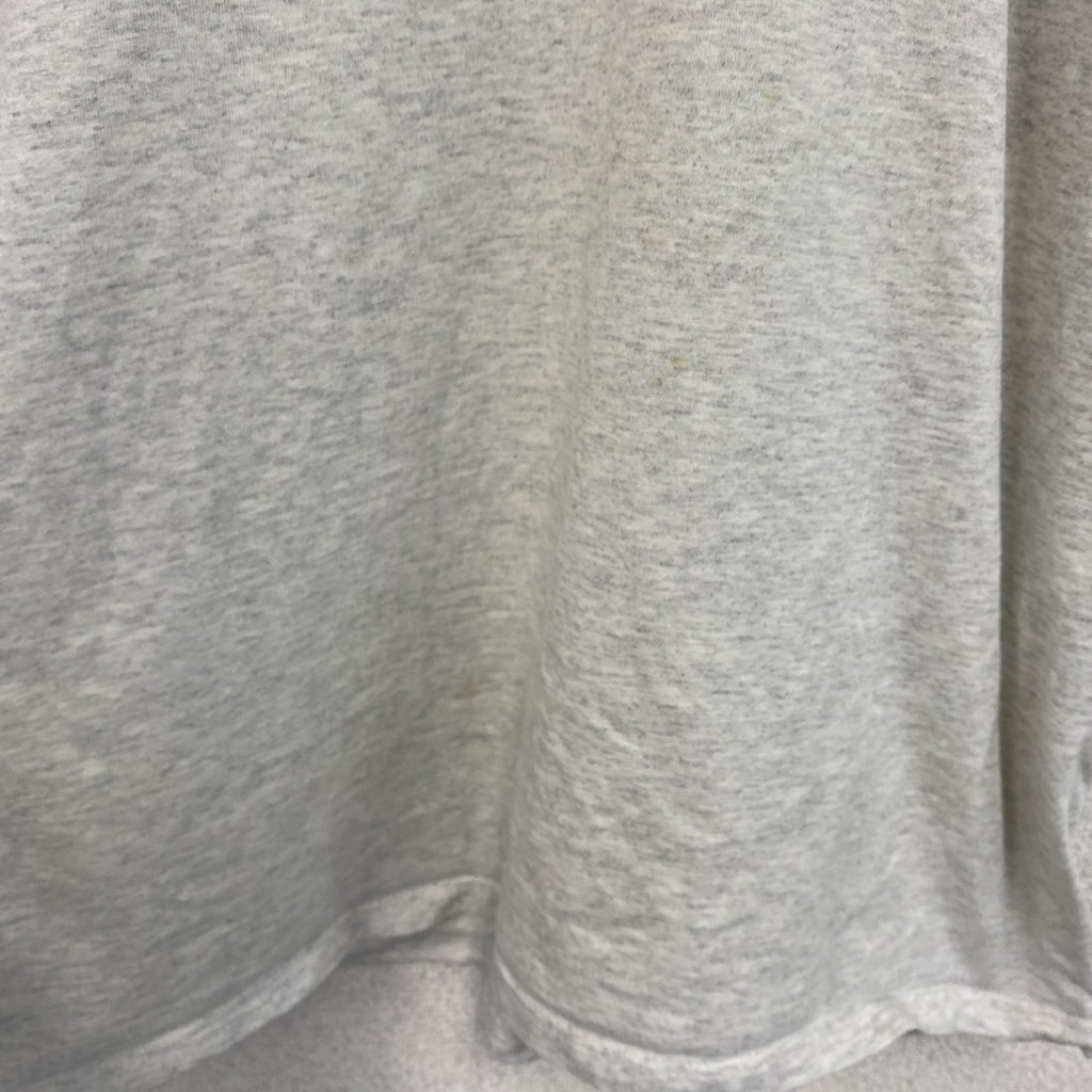 古着 used　K-PRODUCTS　半袖プリントTシャツ　シングルステッチ　90s　カジュアル　グレー　クルーネック　XLサイズ