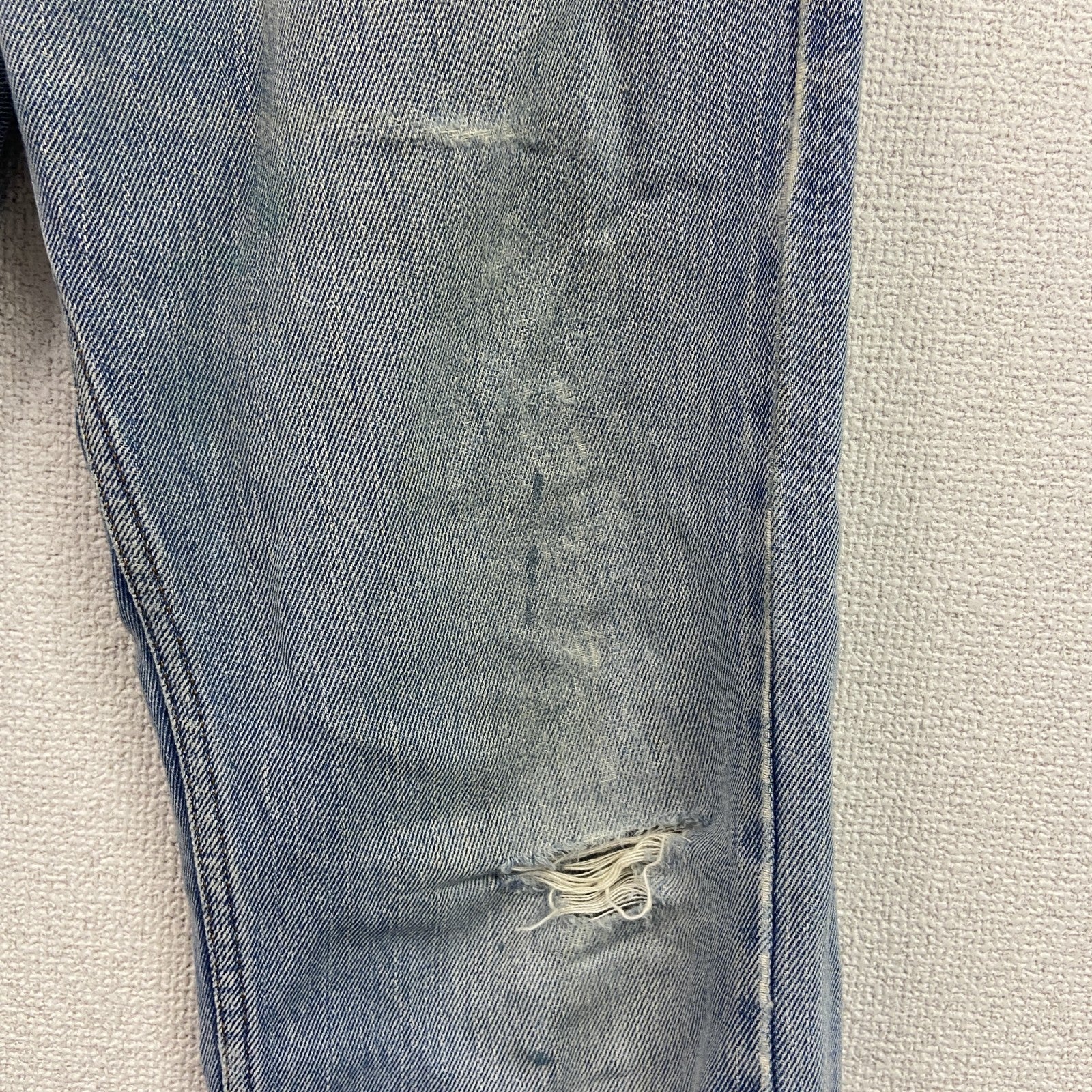 Levi's　リーバイス　505　デニムパンツ/ダメージジーンズ　ジップフライ　インディゴ　W32サイズ