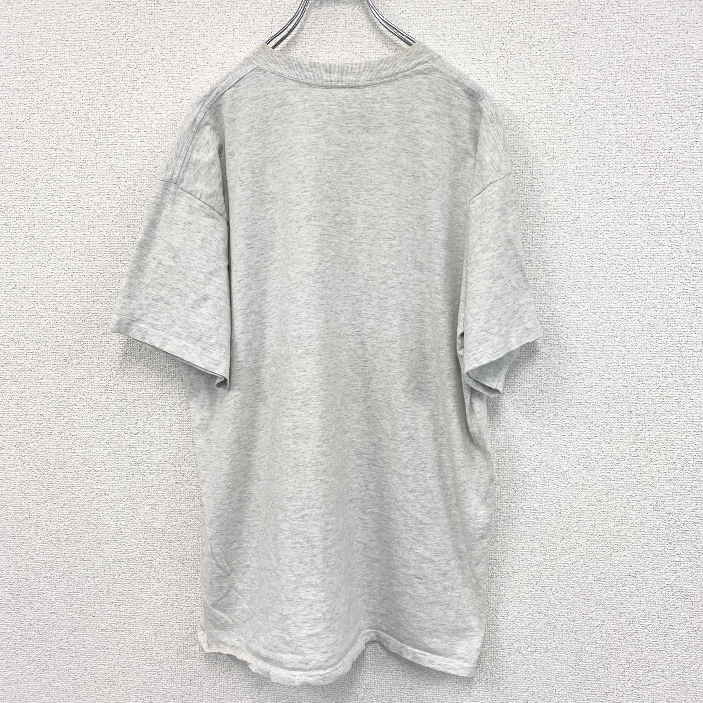 古着 used　K-PRODUCTS　半袖プリントTシャツ　シングルステッチ　90s　カジュアル　グレー　クルーネック　XLサイズ
