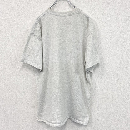 古着 used　K-PRODUCTS　半袖プリントTシャツ　シングルステッチ　90s　カジュアル　グレー　クルーネック　XLサイズ