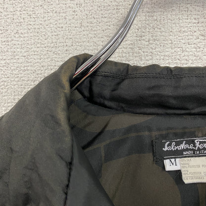 Salvatore Ferragamo　サルヴァトーレフェラガモ　キルティングジャケット　中綿入り　黒　ブラック　Mサイズ
