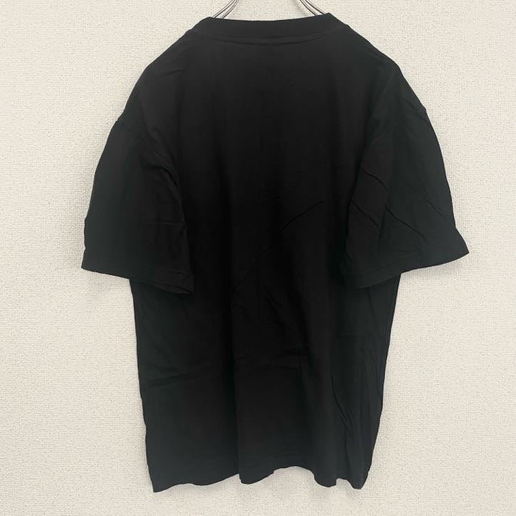 半袖プリントバンドTシャツ　人物T　PACIFIER　クルーネック　黒　ブラック　Sサイズ