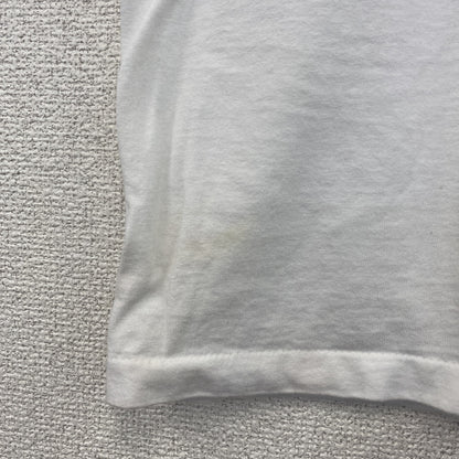古着 used　90s　カレッジ　USA製　半袖プリントTシャツ　シングルステッチ　ヴィンテージ　白　ホワイト　XLサイズ