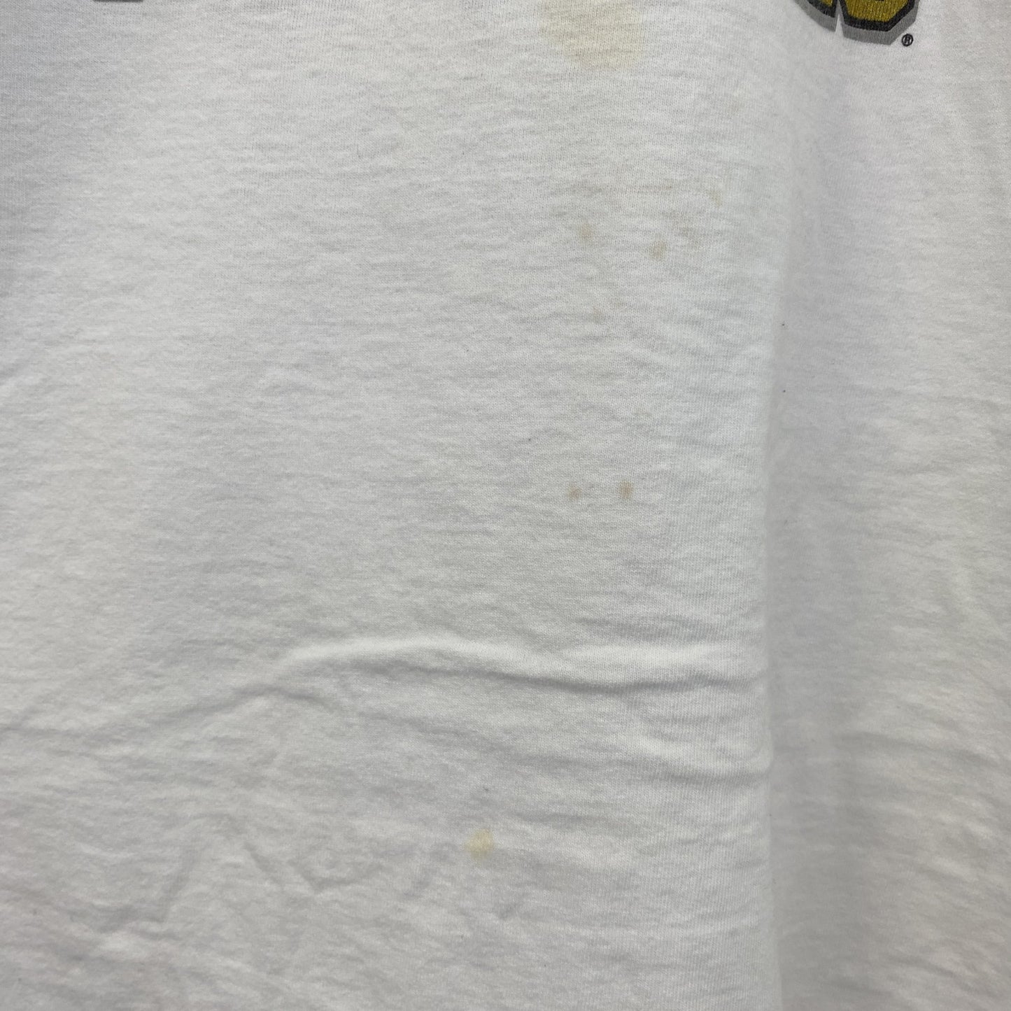 古着 used　90s　カレッジ　USA製　半袖プリントTシャツ　シングルステッチ　ヴィンテージ　白　ホワイト　XLサイズ