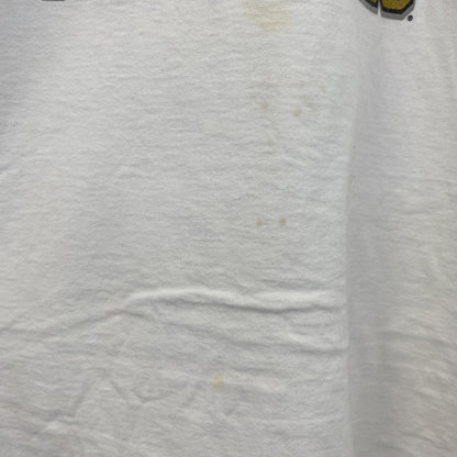 古着 used　90s　カレッジ　USA製　半袖プリントTシャツ　シングルステッチ　ヴィンテージ　白　ホワイト　XLサイズ
