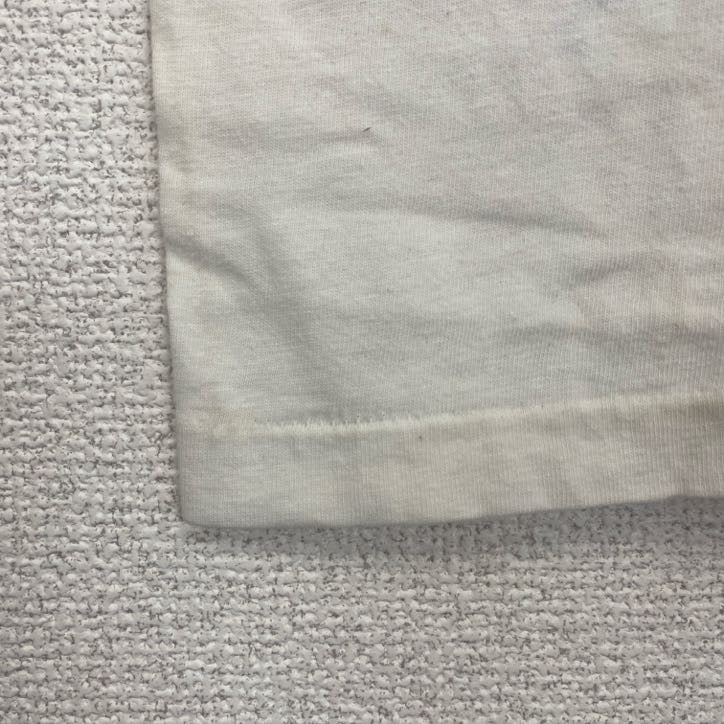 古着 used　Hobie　半袖プリントTシャツ　レトロ　シングルステッチ　クルーネック　ヴィンテージ　白　ホワイト　XLサイズ