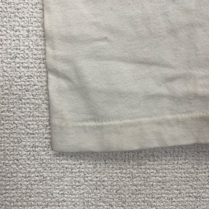 古着 used　Hobie　半袖プリントTシャツ　レトロ　シングルステッチ　クルーネック　ヴィンテージ　白　ホワイト　XLサイズ
