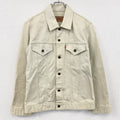 00s　Levi’ｓ　リーバイス　4thタイプ　ピケジャケット　ヴィンテージ　オフホワイト　アイボリー　Lサイズ