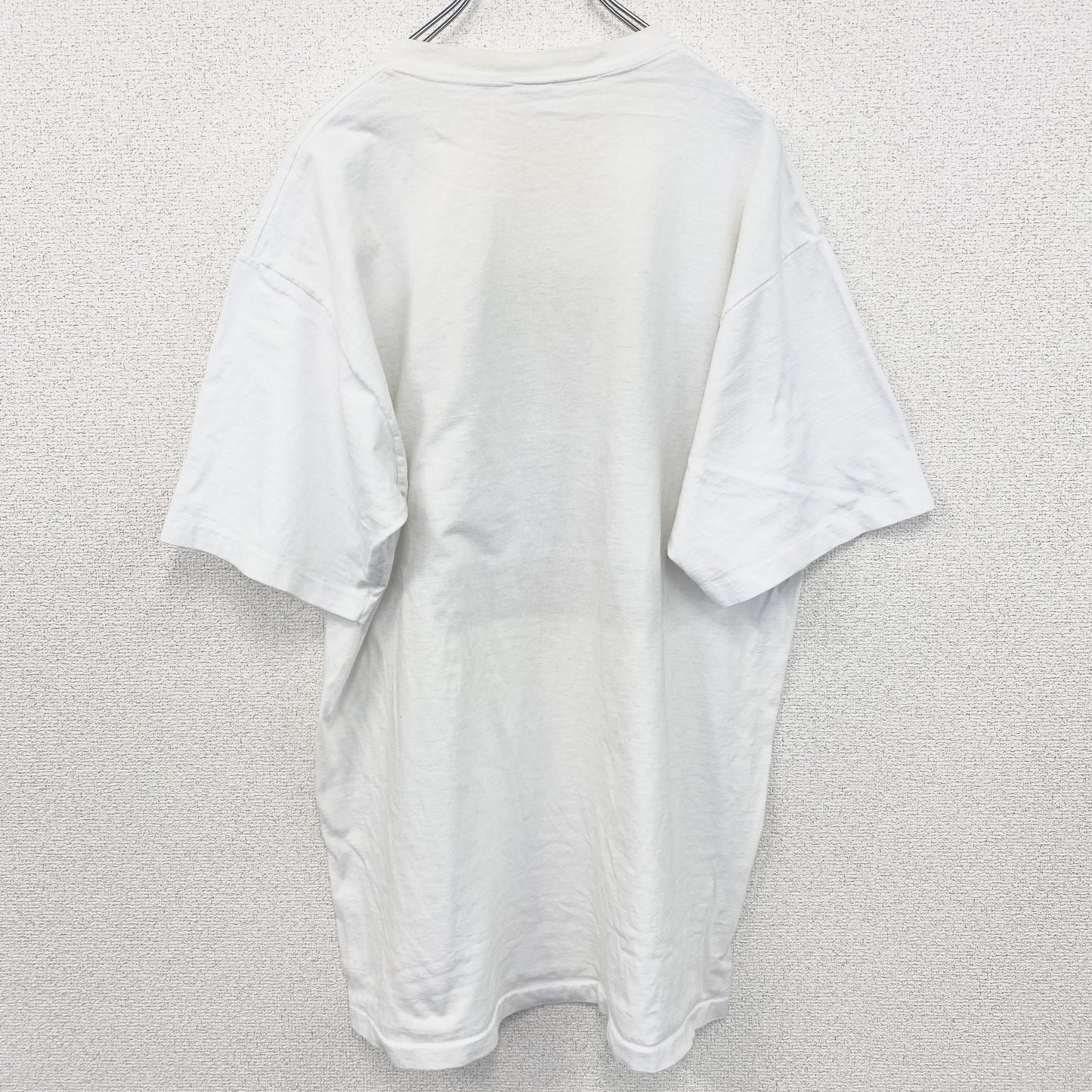 古着 used　90s　カレッジ　USA製　半袖プリントTシャツ　シングルステッチ　ヴィンテージ　白　ホワイト　XLサイズ