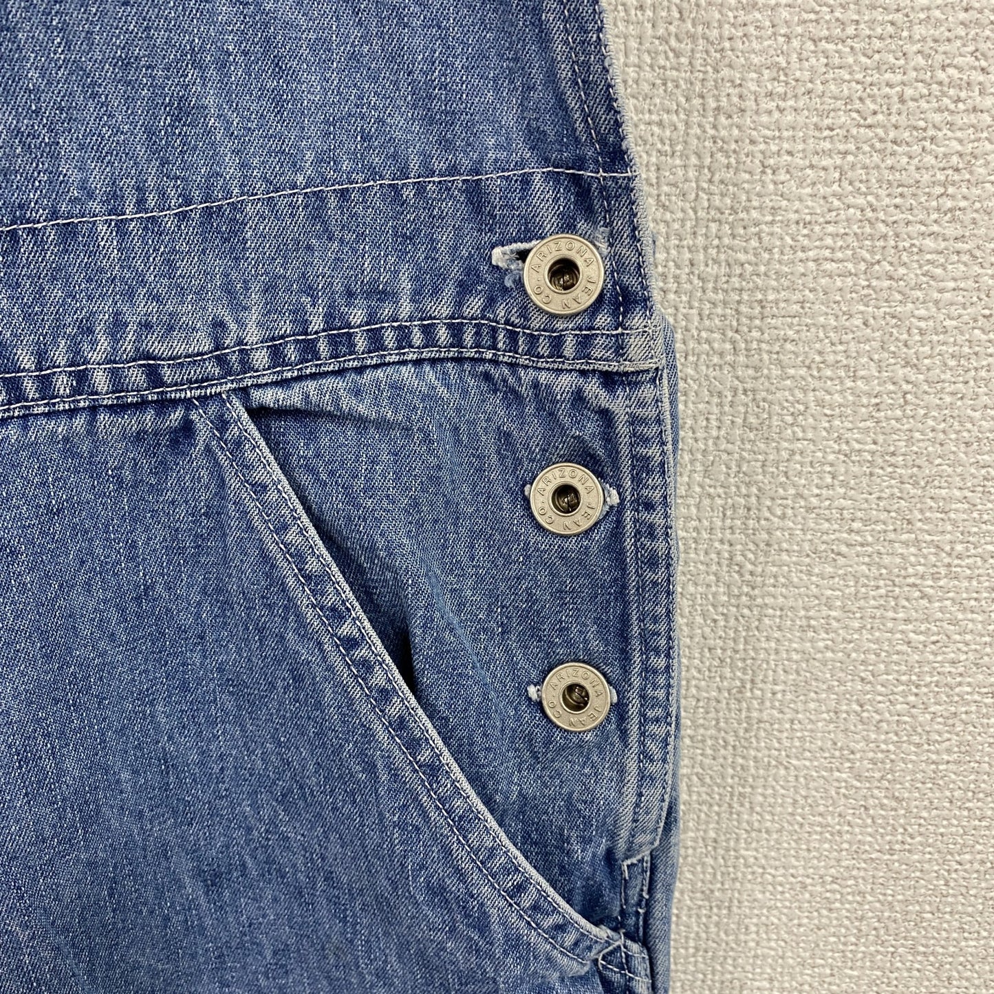 90s　ARIZONA Jeans Big Ring Denim　デニムオーバーオール/つなぎ　インディゴ 　XLサイズ　