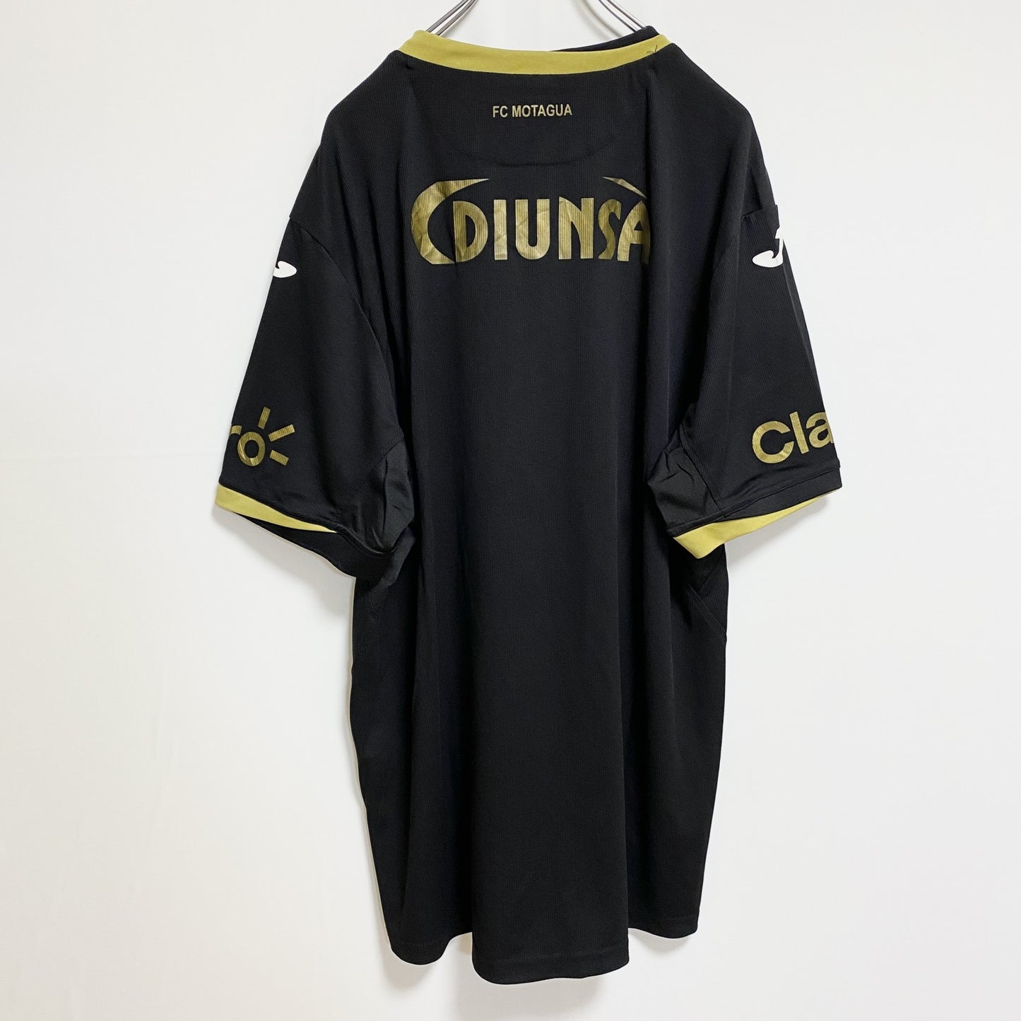 古着 used　半袖サッカーゲームシャツ　pepsi　FCMOTAGUA　黒　ブラック　春夏服　ビッグシルエット　3XLサイズ