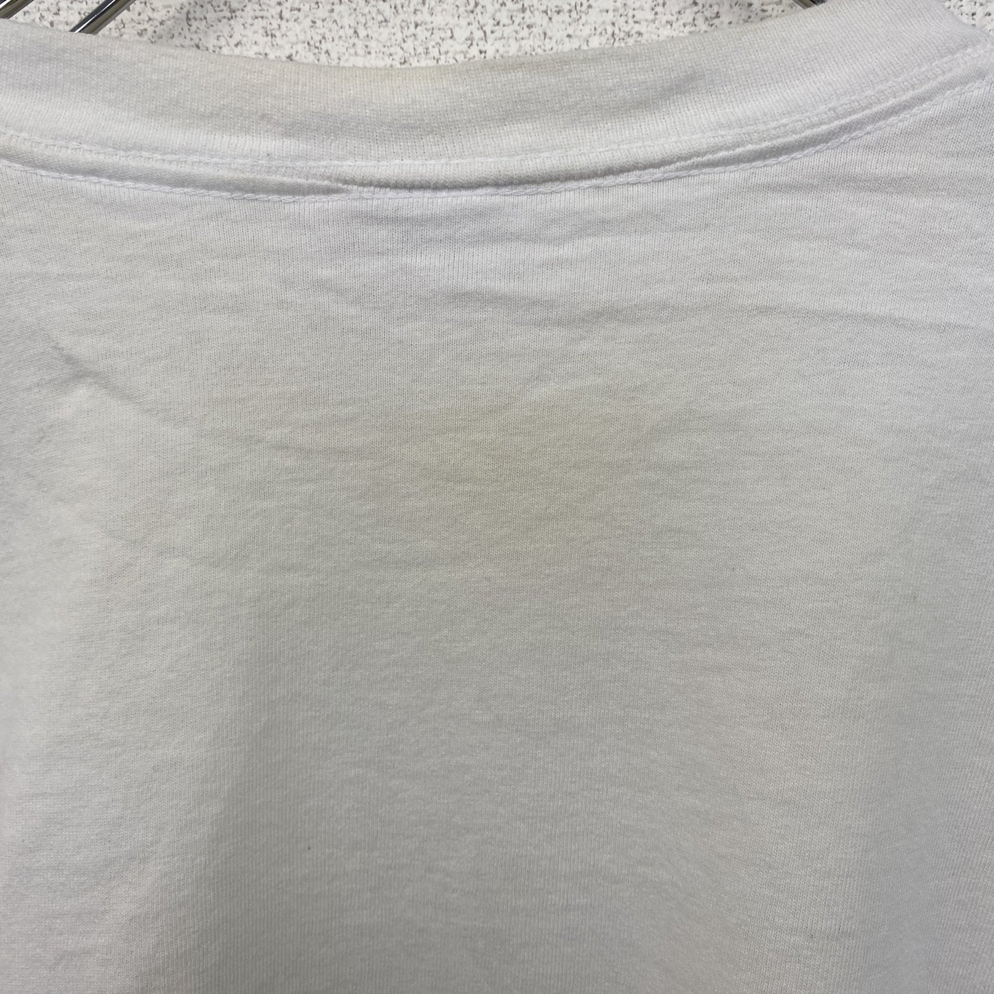 古着 used　90s　カレッジ　USA製　半袖プリントTシャツ　シングルステッチ　ヴィンテージ　白　ホワイト　XLサイズ