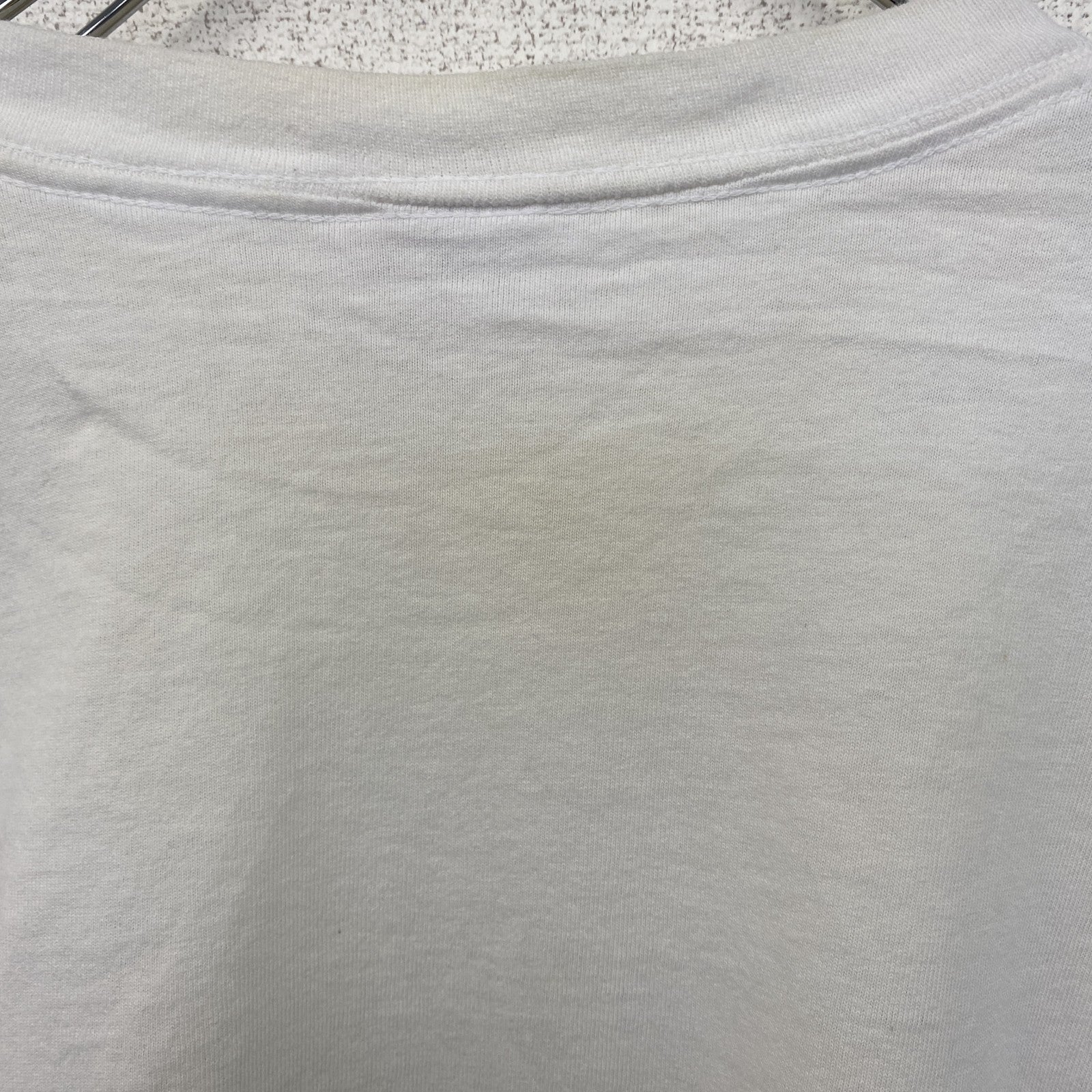 古着 used　90s　カレッジ　USA製　半袖プリントTシャツ　シングルステッチ　ヴィンテージ　白　ホワイト　XLサイズ