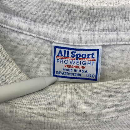古着 used　90s　USA製　半袖プリントTシャツ　100%コットン　ブルドッグ　シングルステッチ　ヴィンテージ　Lサイズ