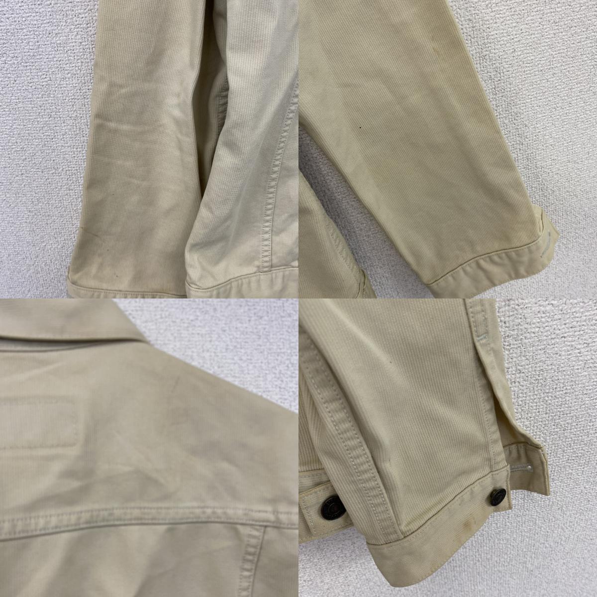 00s　Levi’ｓ　リーバイス　4thタイプ　ピケジャケット　ヴィンテージ　オフホワイト　アイボリー　Lサイズ