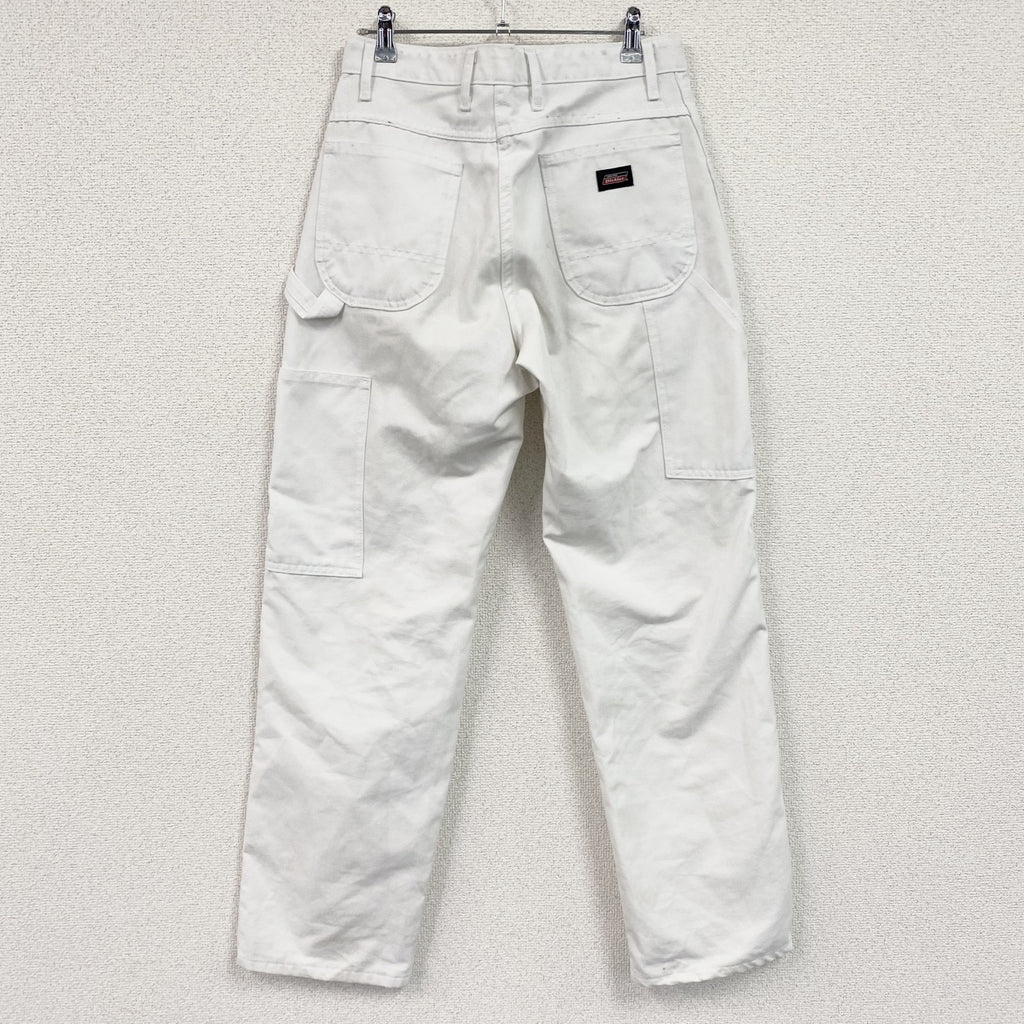 Dickies　ディッキーズ　デニムペインターパンツ/ジーンズ　ジップフライ　白　ホワイト　W30サイズ