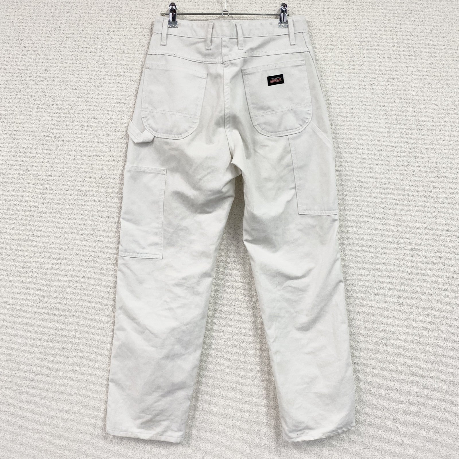 Dickies　ディッキーズ　デニムペインターパンツ/ジーンズ　ジップフライ　白　ホワイト　W30サイズ