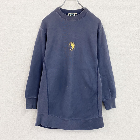90s～　T＆C Surf Designs　タウン＆カントリー　スウェット/トレーナー　フェード　紺　ネイビー　Mサイズ