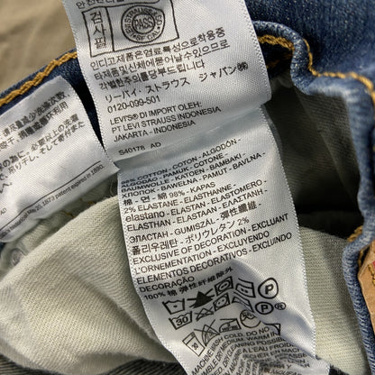 Levi’s　リーバイス　541　デニムパンツ/ジーンズ　ジップフライ　縦落ち　インディゴ　W32サイズ