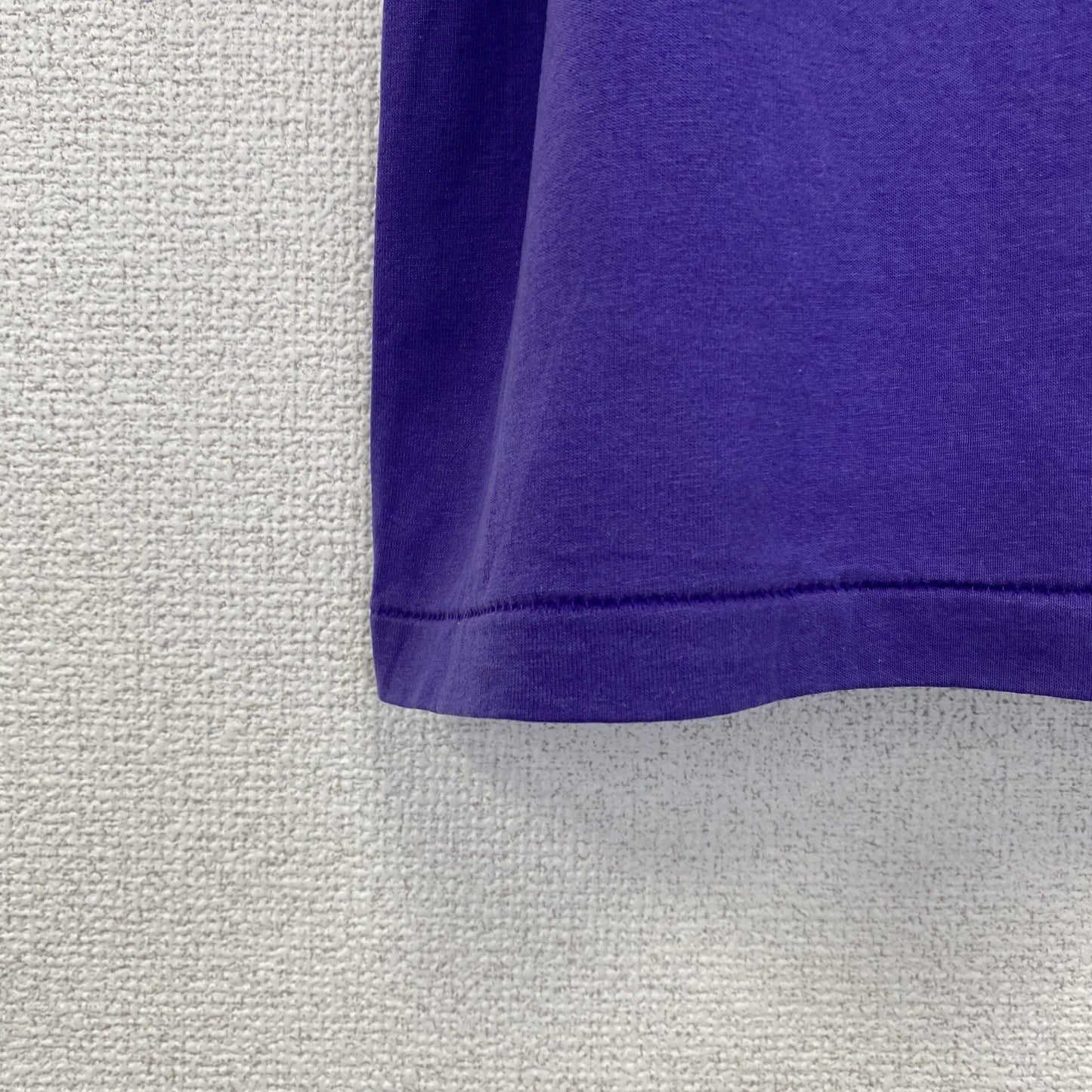 古着 used　90s　ヴィンテージ　半袖プリントTシャツ　紫　パープル　ハート　シングルステッチ　レトロデザイン