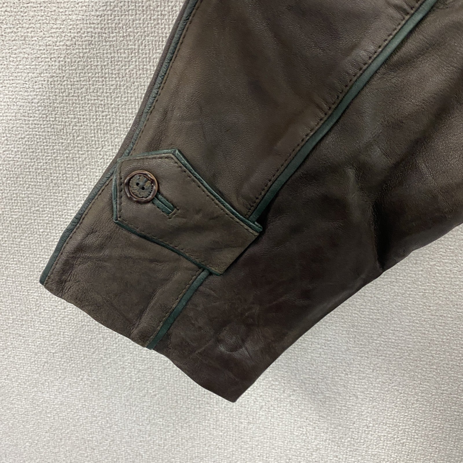 melchinger　チロリアンレザージャケット　レザーコート　茶色　ブラウン　56サイズ