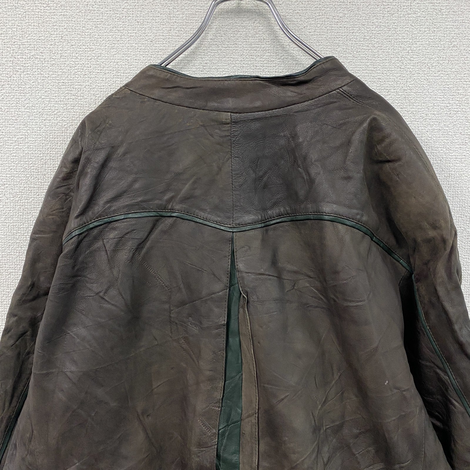 melchinger　チロリアンレザージャケット　レザーコート　茶色　ブラウン　56サイズ