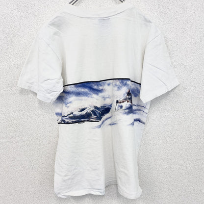 古着 used　ヴィンテージ　半袖プリントTシャツ　オニータ　スキー　USA製　100％コットン　シングルステッチ　Mサイズ