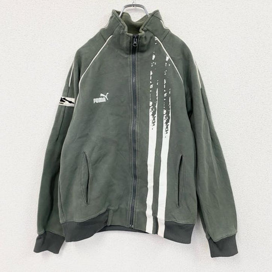 PUMA　プーマ　トラックジャケット/ジャージ　カーキ　Mサイズ