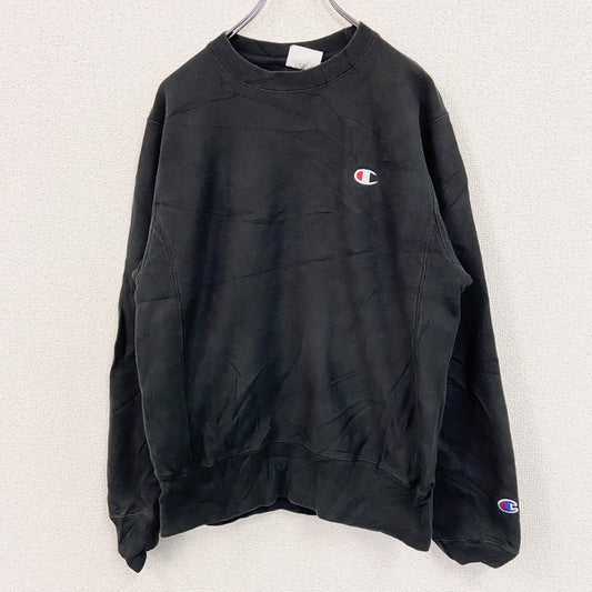 Champion　チャンピオン　リバースウィーブ　スウェット/トレーナー　黒　ブラック　Sサイズ