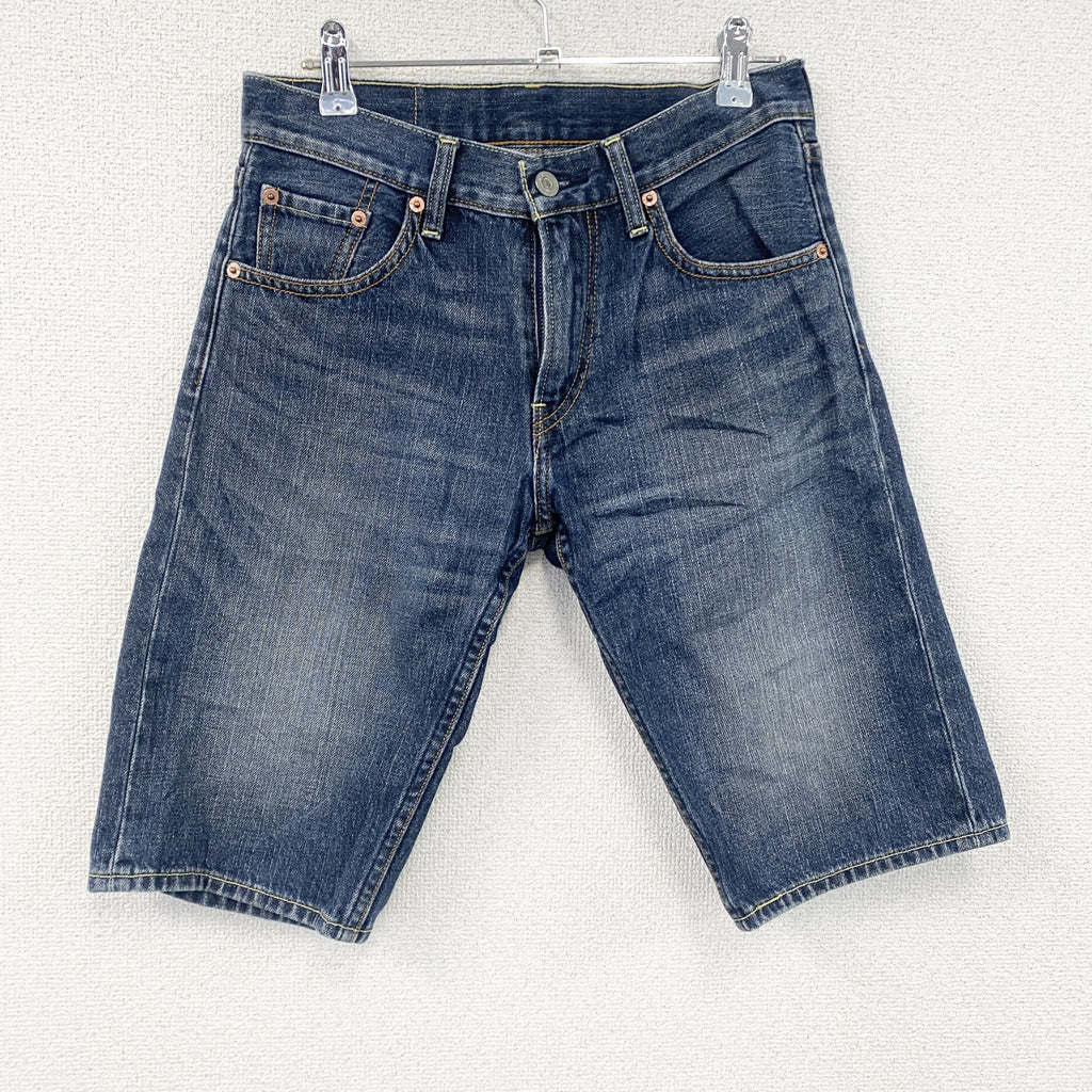 Levi’s　リーバイス　523　ハーフデニムパンツ/ショートパンツ　インディゴ　W28サイズ