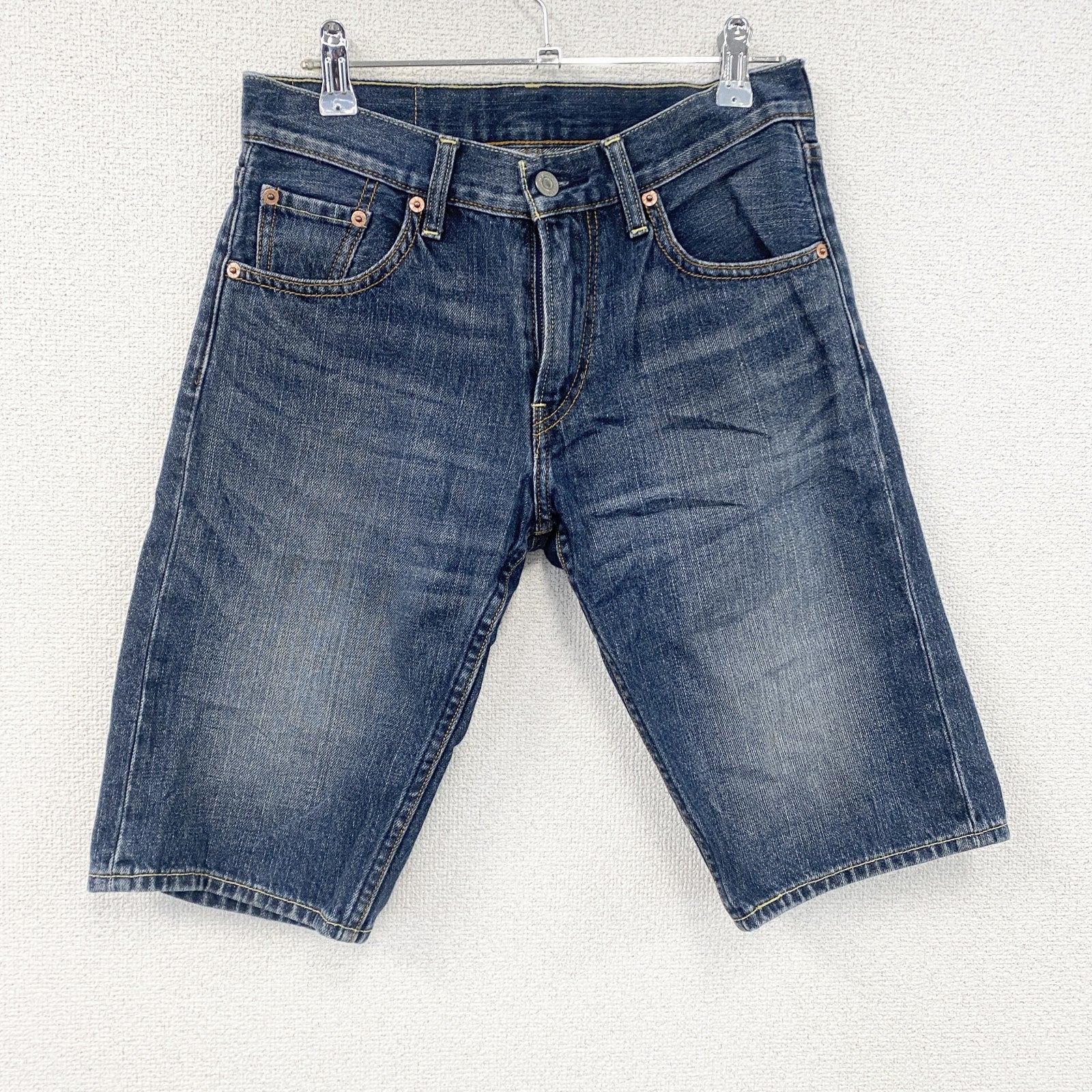 Levi’s　リーバイス　523　ハーフデニムパンツ/ショートパンツ　インディゴ　W28サイズ