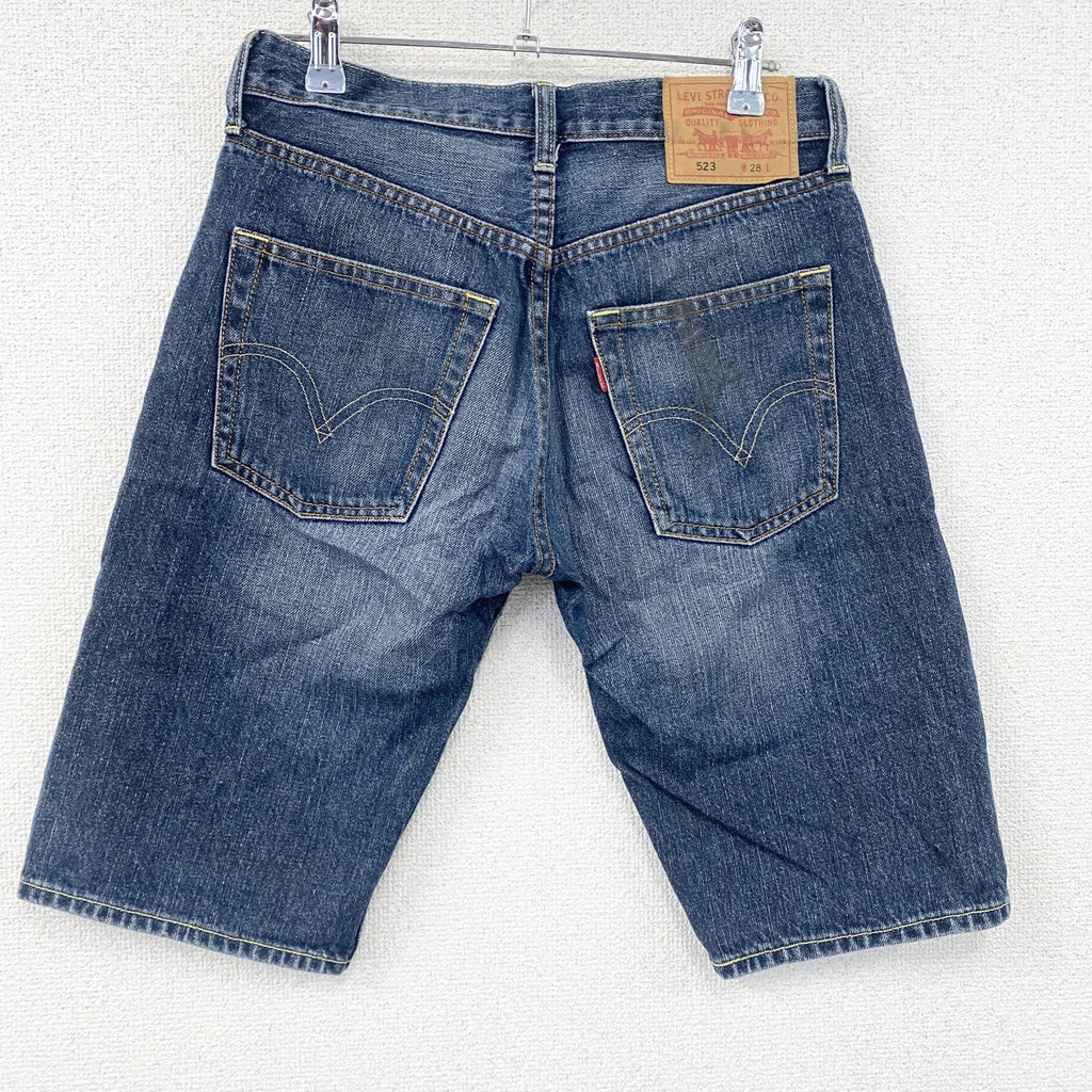 Levi’s　リーバイス　523　ハーフデニムパンツ/ショートパンツ　インディゴ　W28サイズ