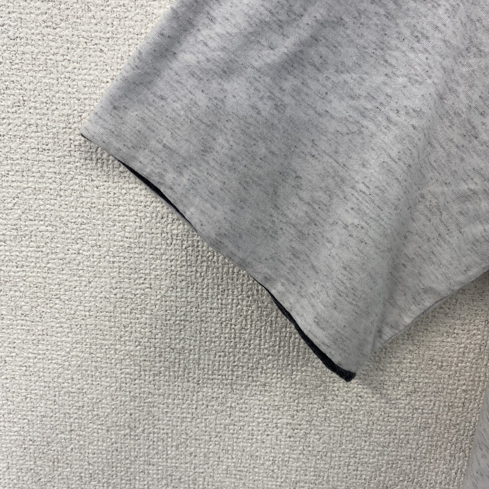 古着 used　90s　ヴィンテージ　半袖プリントTシャツ　カレッジ風　　灰色　ライトグレー　ニューファンドランド　Lサイズ