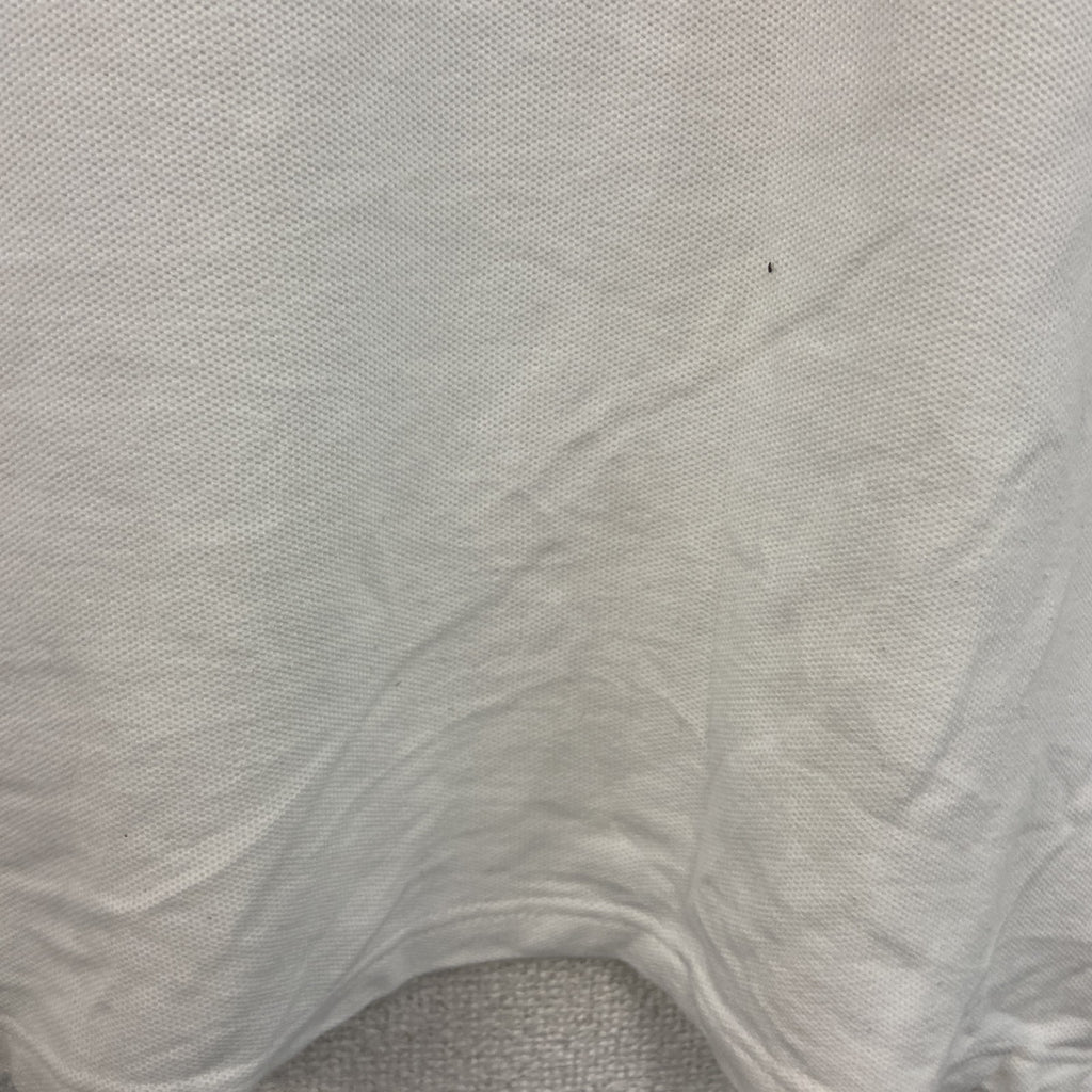 NIKE　ナイキ　半袖ポロシャツ　刺繡ロゴ　白　ホワイト