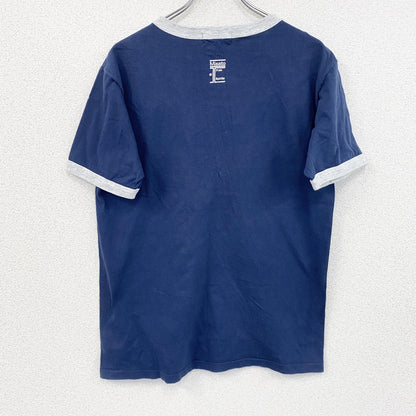 90s　渡辺美里　半袖Tシャツ　リンガーT　コンサートT　シングルステッチ　ヴィンテージ　紺　ネイビー