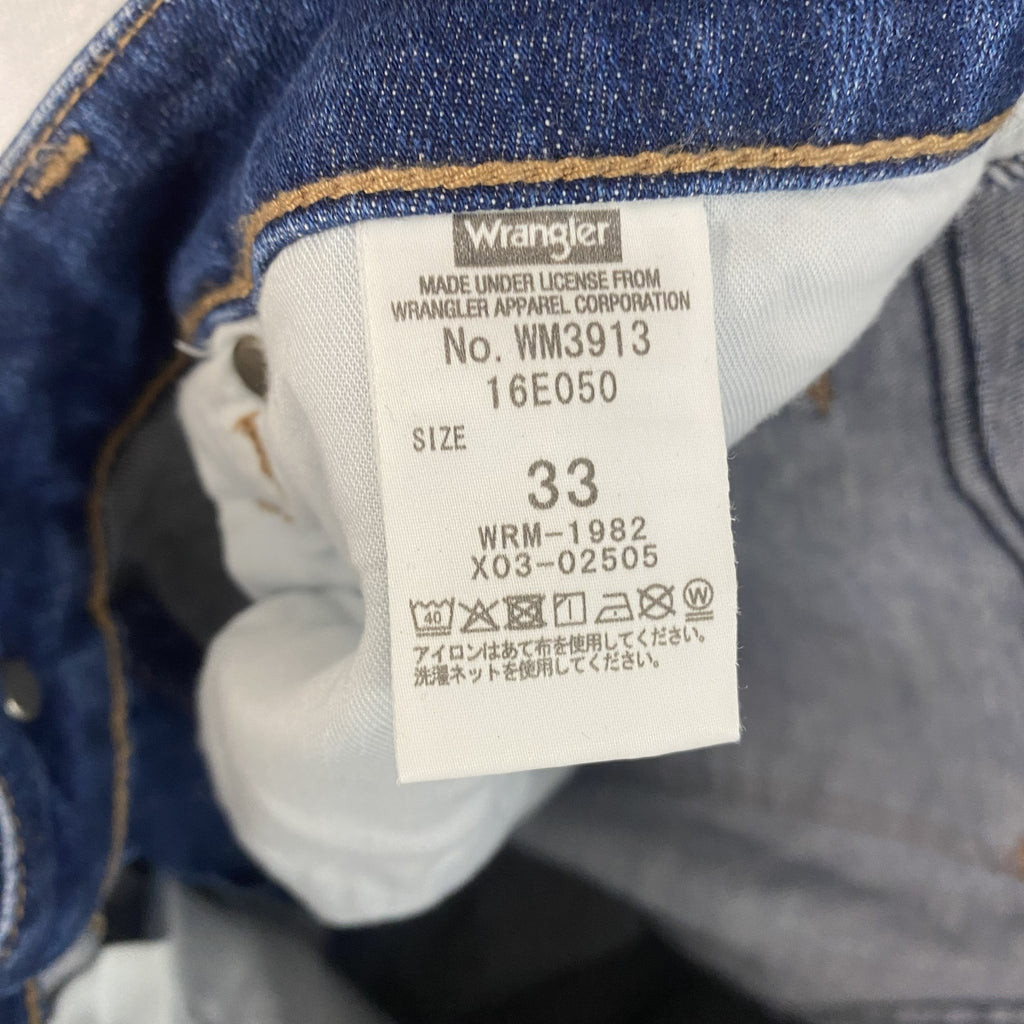 Wrangler　ラングラー　デニムパンツ/ジーンズ　ジップフライ　インディゴ　33サイズ