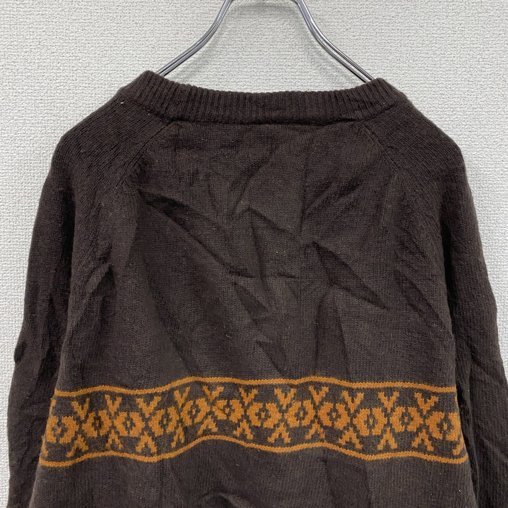 Levi’s　リーバイス　ウールニットセーター　茶色　ブラウン　XLサイズ