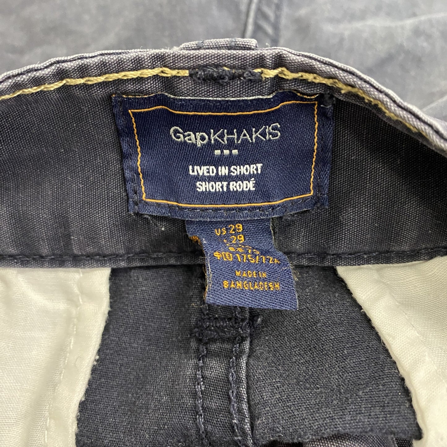 　GAP KHAKIS　ギャップ カーキス　カーゴショートパンツ　ハーフパンツ/ショートパンツ　紺　ネイビー　29サイズ