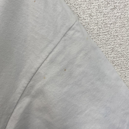 古着 used　90s　ヴィンテージ　半袖プリントTシャツ　テニス　100％コットン　白　ホワイト　Lサイズ
