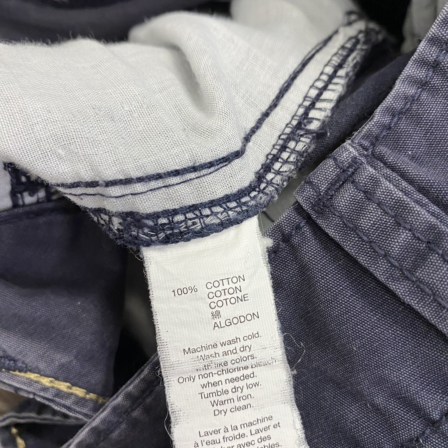 　GAP KHAKIS　ギャップ カーキス　カーゴショートパンツ　ハーフパンツ/ショートパンツ　紺　ネイビー　29サイズ
