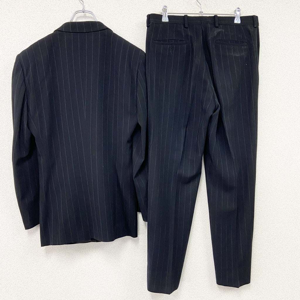 00s　EMPORIO ARMANI　エンポリオ・アルマーニ　スーツ　セットアップ　ヴィンテージ　黒　ブラック