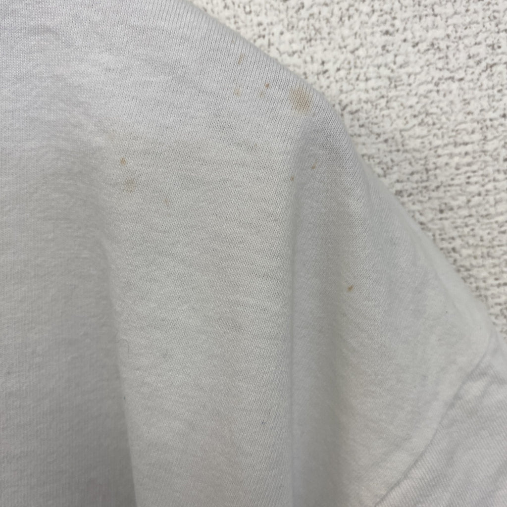 古着 used　90s　ヴィンテージ　半袖プリントTシャツ　テニス　100％コットン　白　ホワイト　Lサイズ