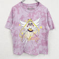 古着 used　セーラームーン　半袖アニメプリントTシャツ　レトロデザイン　クルーネック　月野うさぎ　ピンク　Sサイズ