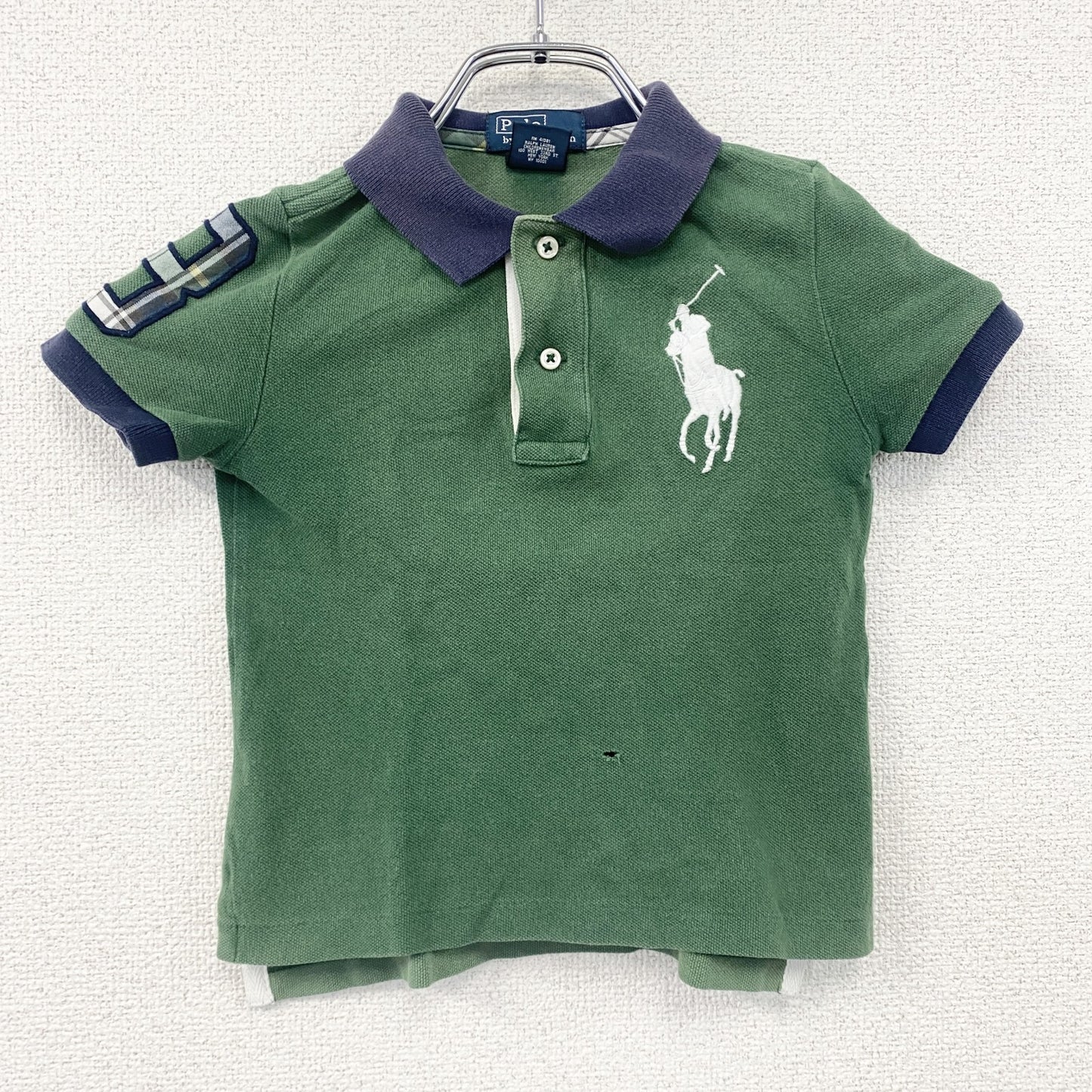 Polo By Ralph Lauren　ラルフローレン　半袖ポロシャツ　刺繡ロゴ　緑　グリーン　2サイズ
