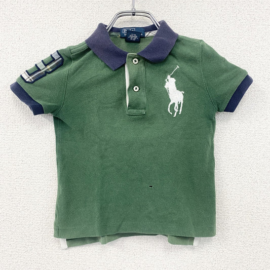 Polo By Ralph Lauren　ラルフローレン　半袖ポロシャツ　刺繡ロゴ　緑　グリーン　2サイズ