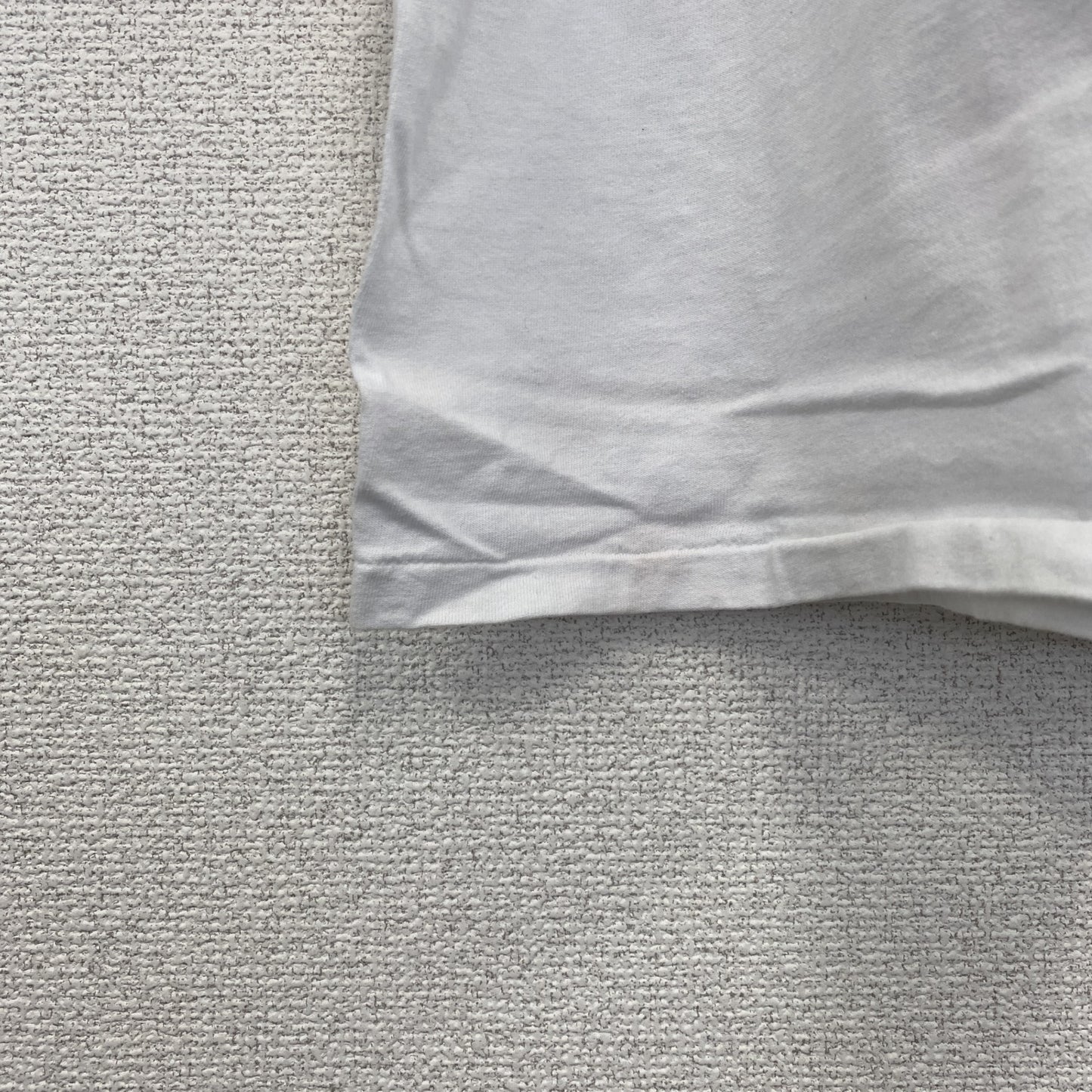 古着 used　90s　ヴィンテージ　半袖プリントTシャツ　テニス　100％コットン　白　ホワイト　Lサイズ